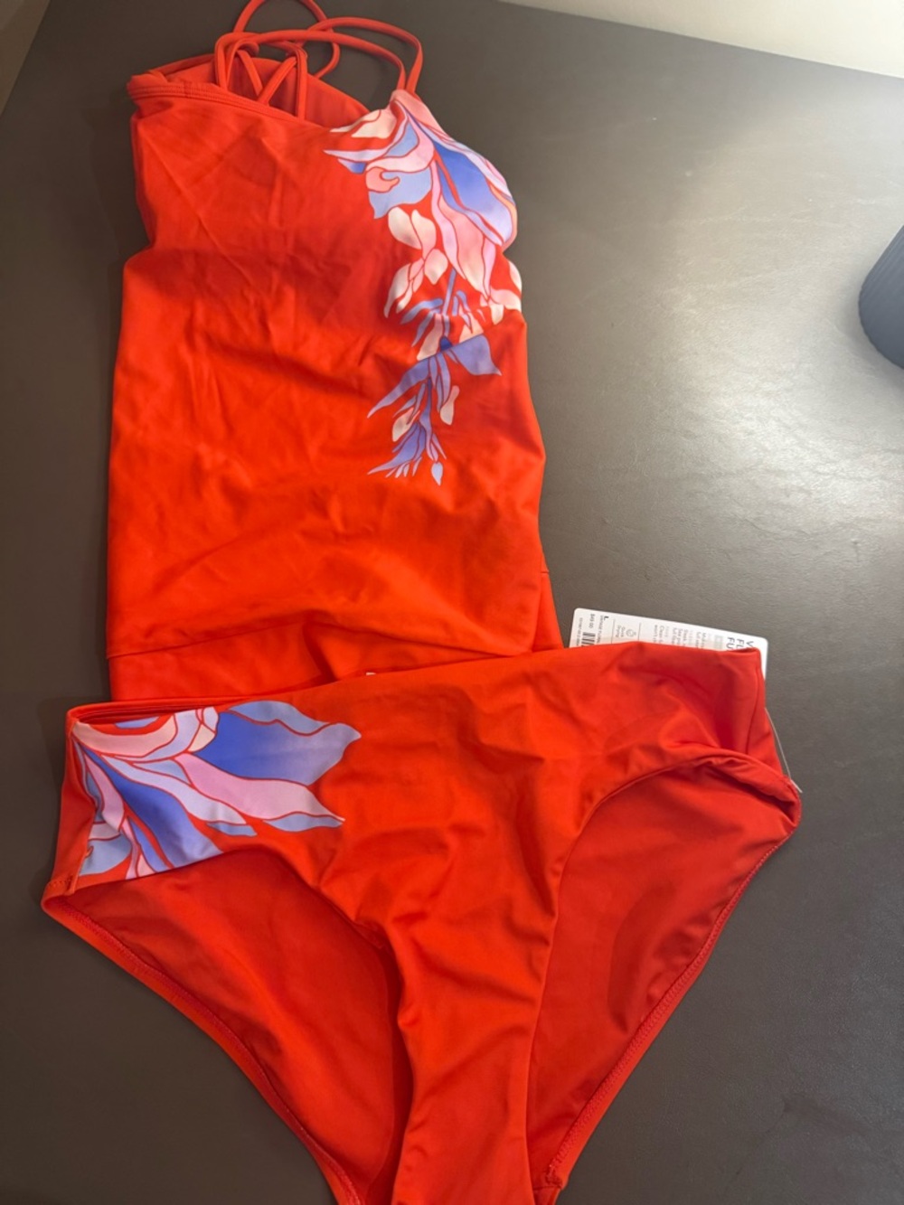 Athleta Floral Two-Piece Swimsuit